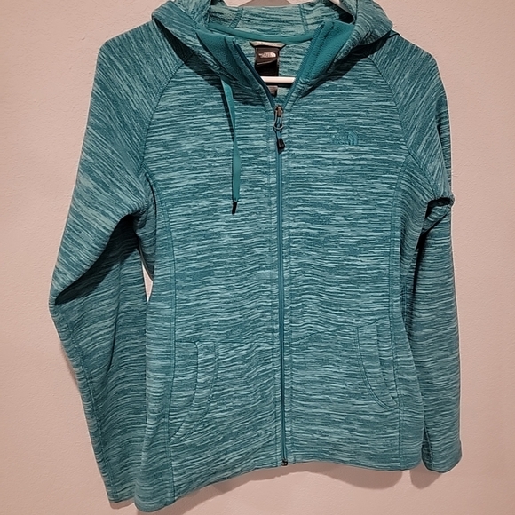 THE NORTH FACE WOMEN'S  FULL ZIP FLEECE HOODIE JACKET Small - Picture 1 of 4